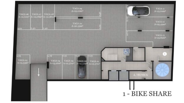 Apartamento à venda no Centro: