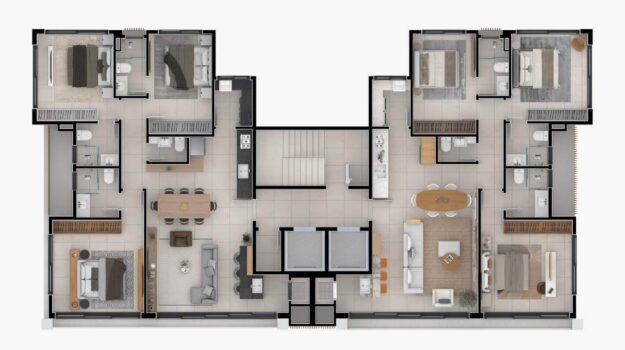 Apartamento à venda no Centro: