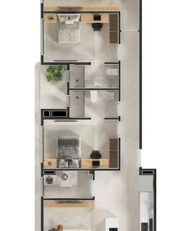 Apartamento à venda no Praia Grande:
