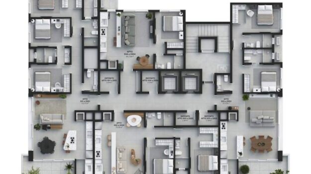 Apartamento à venda no Centro: